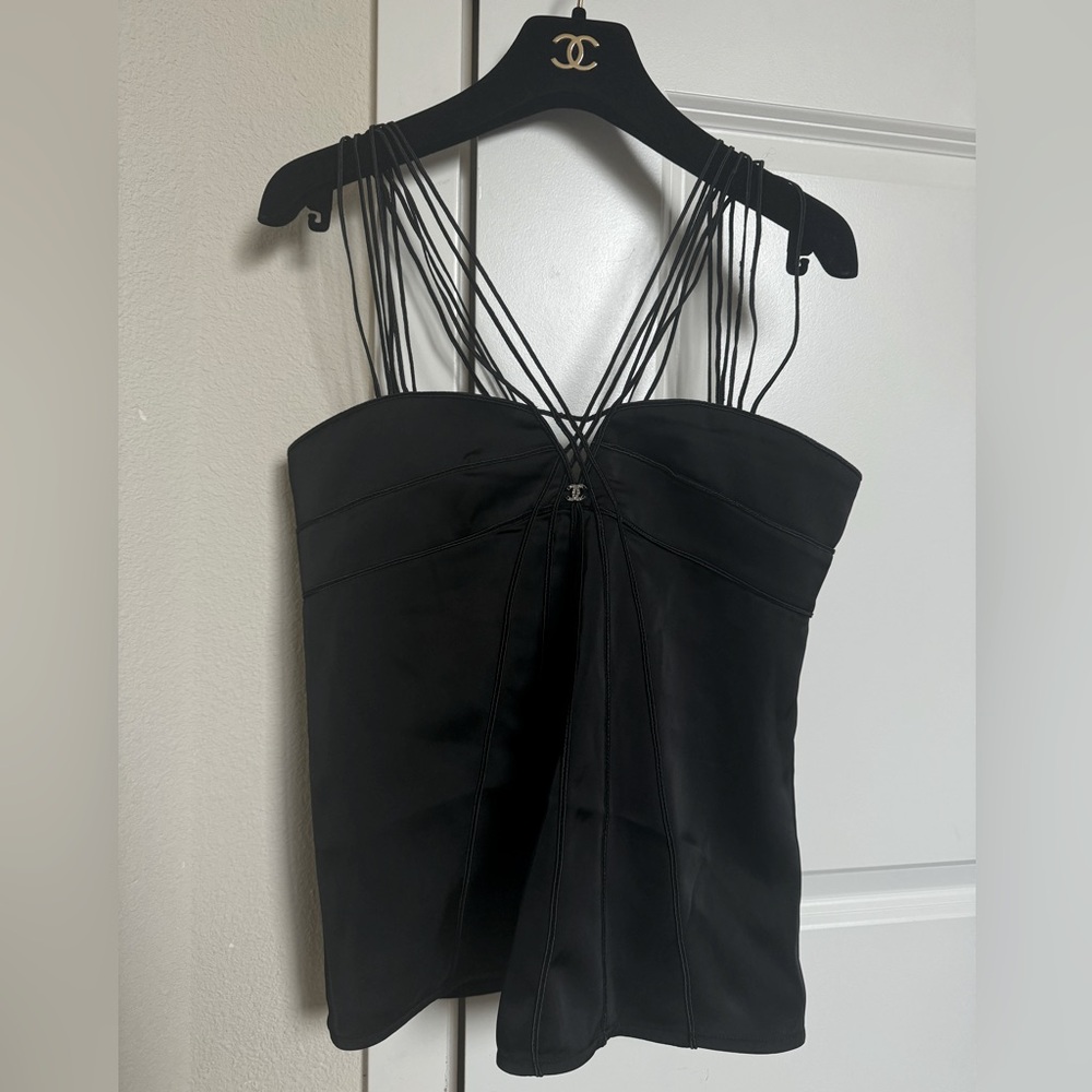 Chanel black top 36